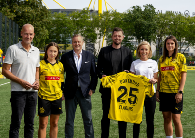 CLARINS und Borussia Dortmund gehen erstmalig gemeinsame Wege